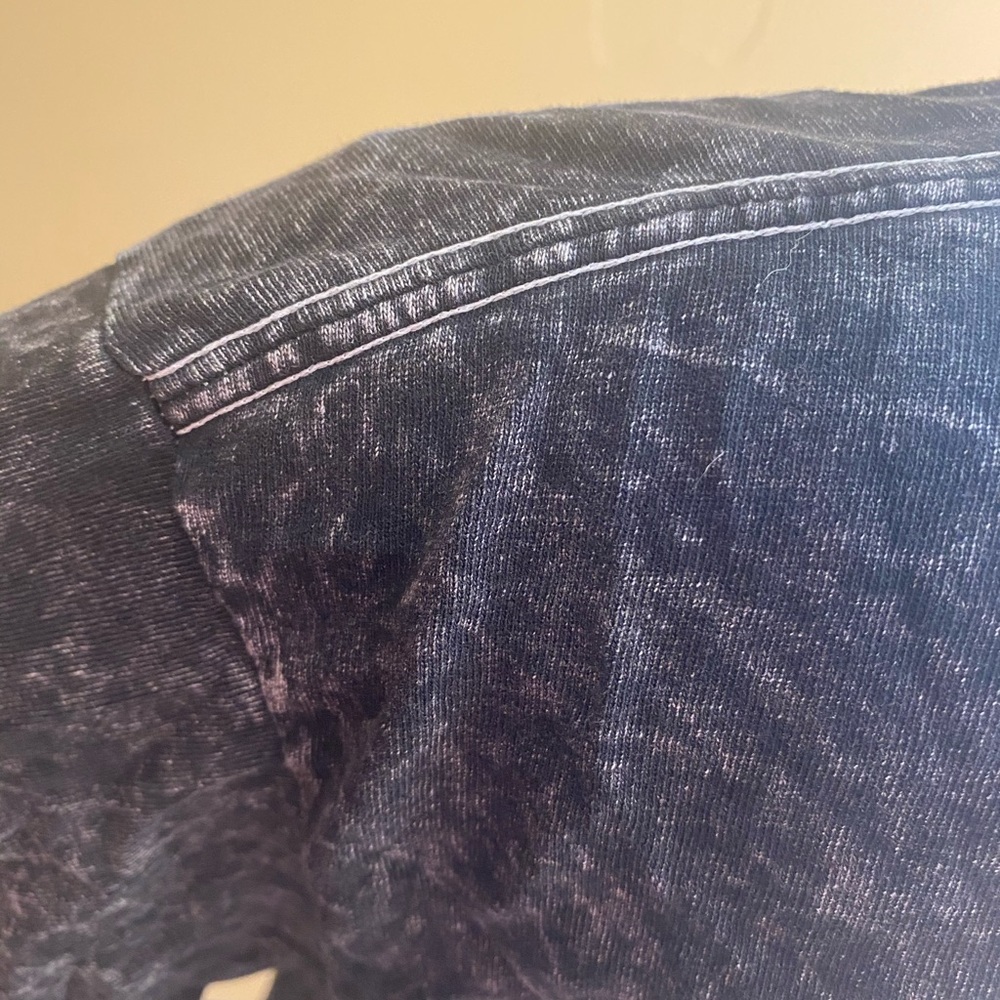 WanderLust Black Acid Wash Tee - Picture 5 of 6